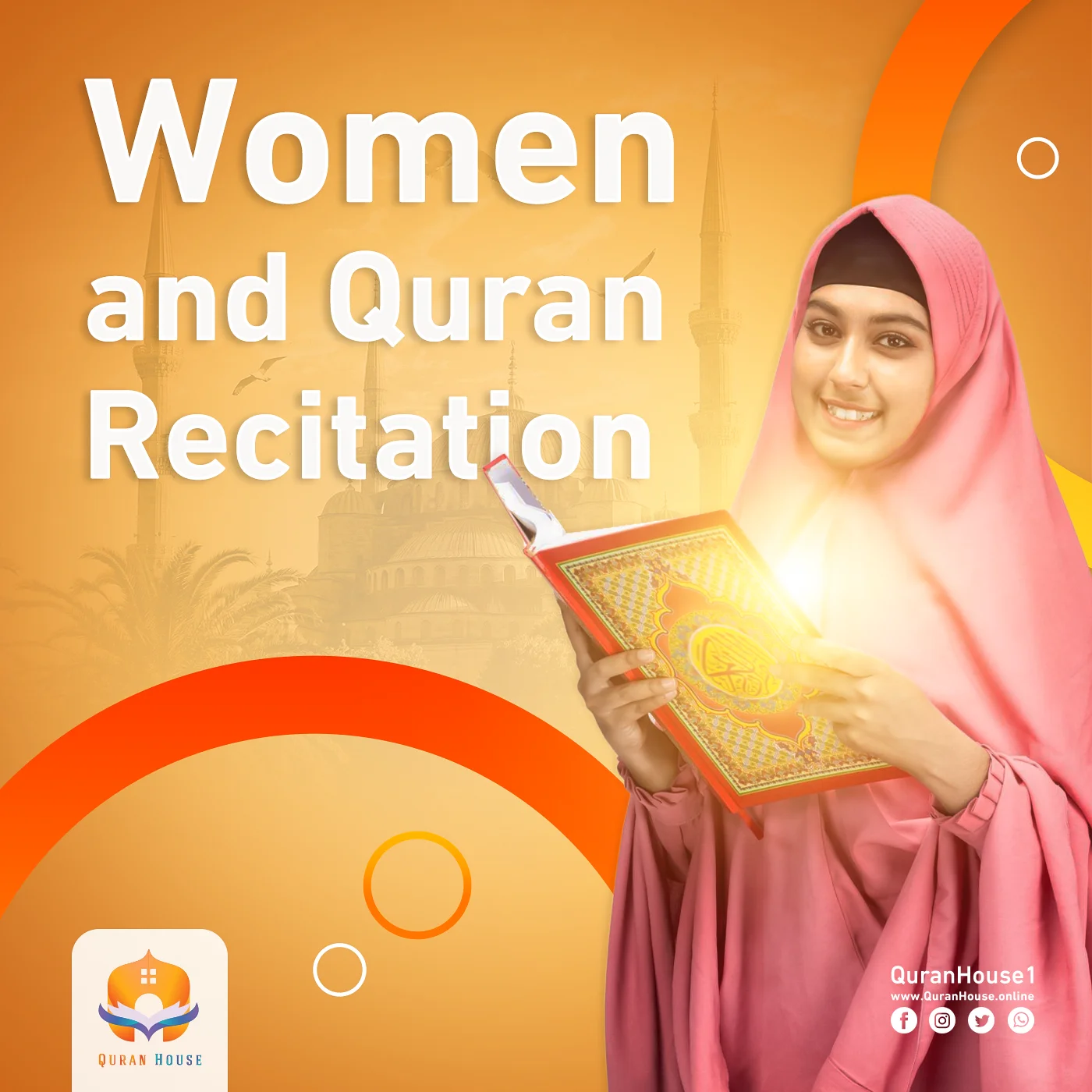 can a woman read quran without hijab