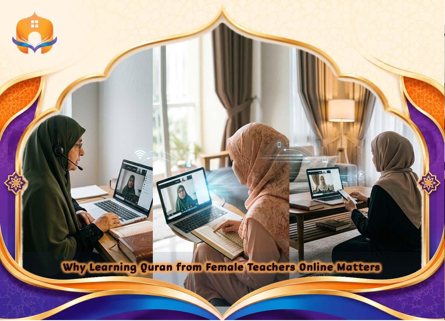 Learn Quran female teacher - easy guide for beginners 1 - Quran House Learn Quran female teacher