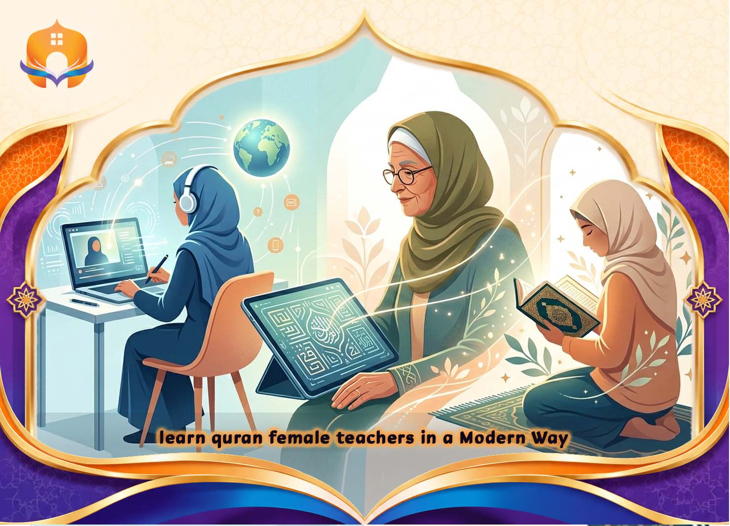 Learn Quran female teacher - easy guide for beginners 3 - Quran House Learn Quran female teacher