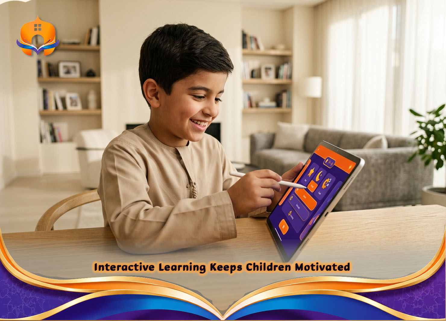 Islamic Studies for Kids Course: Learn Faith and Values 4 - Quran House Interactive Learning Keeps Children Motivated
