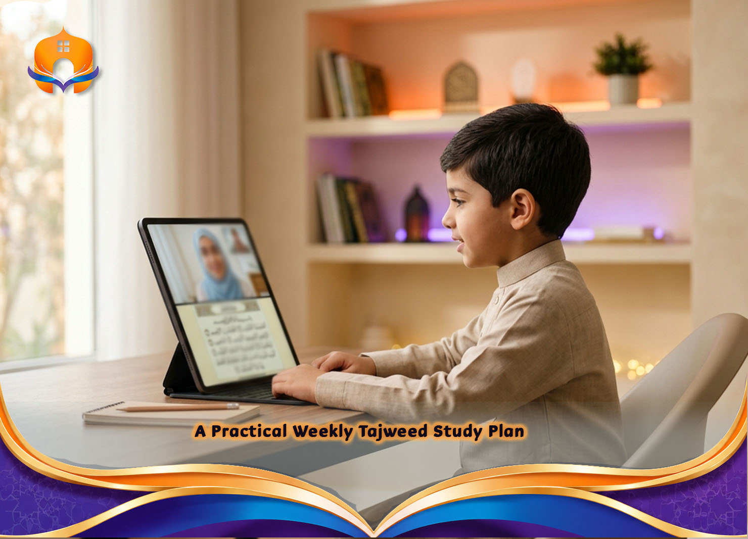 Quran with Tajweed Course | Learn Online Step by Step 3 - Quran House A Practical Weekly Tajweed Study Plan